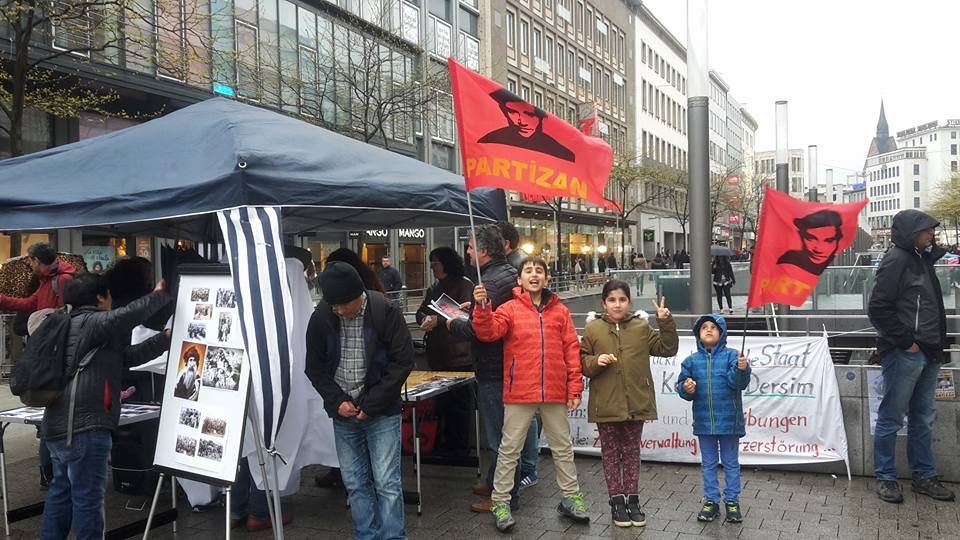 Hannover'de Dersim tertelesinde katledilenler anıldı