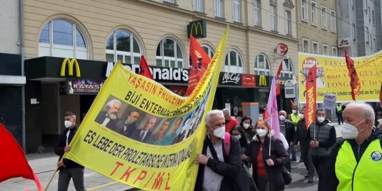 Linzde 1 Mayıs kutlamaları coşkulu bir şekilde gerçekleştirildi